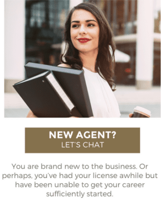 new agent woman holding books and looking confident